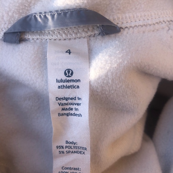 Lululemon Athletica Fleece Jacket size 4 zip up - Picture 5 of 5